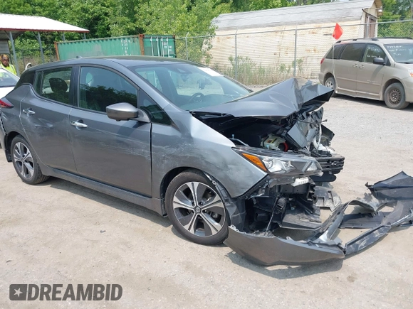 2020 Nissan LEAF SV with VIN 1N4AZ1CP0LC306567, listed as a IAAI auction lot 42429942 with 50,492 mi miles and . Bid and sale history available at DreamBid. Image 1.