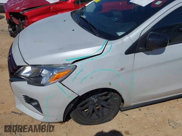 2022 Mitsubishi Mirage ES with VIN ML32FUFJ8NHF09430, listed as a IAAI auction lot 41618700 with 43,519 mi miles and . Bid and sale history available at DreamBid. Image 6.