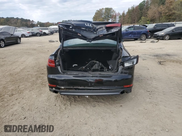 2018 Audi A4 Premium with VIN WAUKMAF40JA115039, listed as a Copart auction lot 79622144 with 57,020 mi miles and Salvage Title. Bid and sale history available at carsss.com. Image 6.