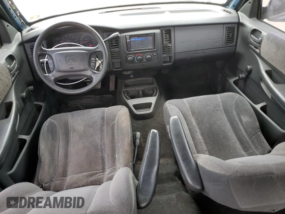2004 Dodge Dakota Sport with VIN 1D7HL38K34S524373, listed as a Copart auction lot 47270165 with 158,308 mi miles and Salvage Title. Bid and sale history available at carsss.com. Image 8.