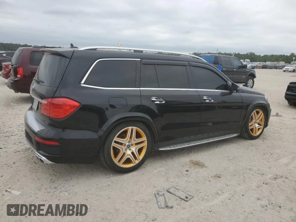 2015 Mercedes-Benz GL-Class GL 63 AMG with VIN 4JGDF7EE1FA489228, listed as a Copart auction lot 53403375 with 56,879 mi miles and Clean Title. Bid and sale history available at carsss.com. Image 3.