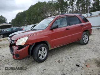 2009 Kia Sportage LX with VIN KNDJF724297627699, listed as a Copart auction lot 51596175 with 190,926 mi miles and Salvage Title. Bid and sale history available at carsss.com. Image 1.