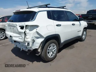 2020 Jeep Compass Sport with VIN 3C4NJCAB5LT253133, listed as a IAAI auction lot 42181816 with 76,255 mi miles and . Bid and sale history available at DreamBid. Image 4.