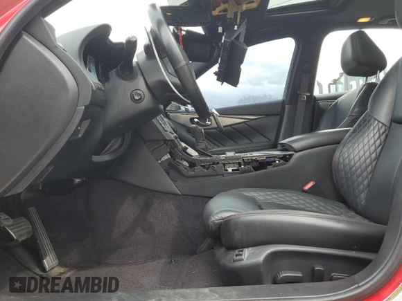 2018 Infiniti Q50 Red Sport 400 with VIN JN1FV7AP5JM460848, listed as a Copart auction lot 49785355 with 88,963 mi miles and Clean Title. Bid and sale history available at carsss.com. Image 7.