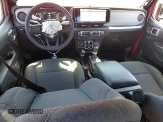 2024 Jeep Wrangler Sport S with VIN 1C4PJXDG5RW318461, listed as a Copart auction lot 54270255 with 5,234 mi miles and Salvage title. Bid and sale history available at DreamBid. Image 8.