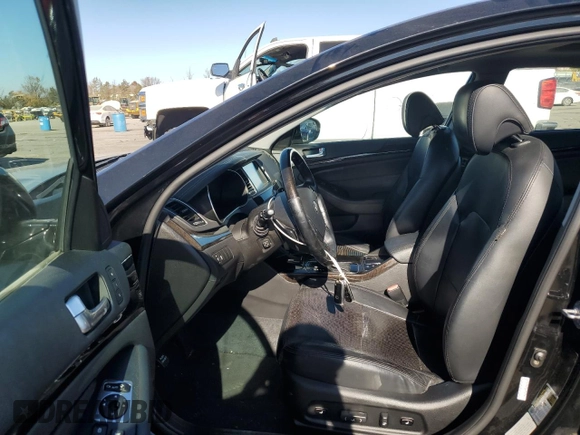 2014 Kia Cadenza Premium with VIN KNALN4D75E5125970, listed as a Copart auction lot 76982544 with 151,816 mi miles and Salvage Title. Bid and sale history available at carsss.com. Image 7.