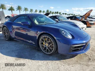 2024 Porsche 911 Carrera with VIN WP0CA2A91RS238542, listed as a Copart auction lot 75004824 with 0 mi miles and Non Repairable. Bid and sale history available at carsss.com. Image 4.