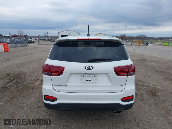 2019 Kia Sorento LX with VIN 5XYPG4A52KG489140, listed as a IAAI auction lot 41899973 with 131,257 mi miles and . Bid and sale history available at DreamBid. Image 16.