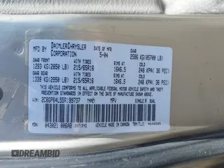 2005 Chrysler Town & Country Limited with VIN 2C8GP64L55R199737, listed as a IAAI auction lot 42196476 with 178,823 mi miles. Bid and sale history available at carsss.com. Image 9.