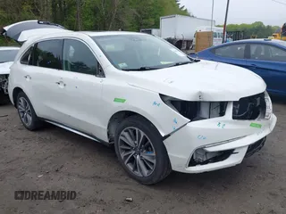 2019 Acura MDX Technology z VIN 5J8YD4H5XKL020502, wystawiony jako IAAI lot #42184271 z przebiegiem 88 876 mil mil oraz . Historia ofert i sprzedaży dostępna na DreamBid. Obrazek 1.