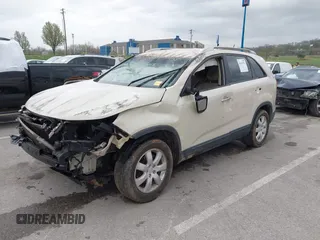 2011 Kia Sorento LX with VIN 5XYKT3A15BG048499, listed as a IAAI auction lot 41931974 with 164,221 mi miles and . Bid and sale history available at DreamBid. Image 2.