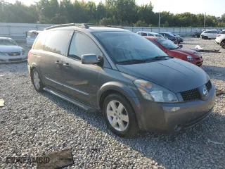 2005 Nissan Quest SE with VIN 5N1BV28U25N127447, listed as a Copart auction lot 68610624 with 0 mi miles and Salvage Title. Bid and sale history available at carsss.com. Image 4.