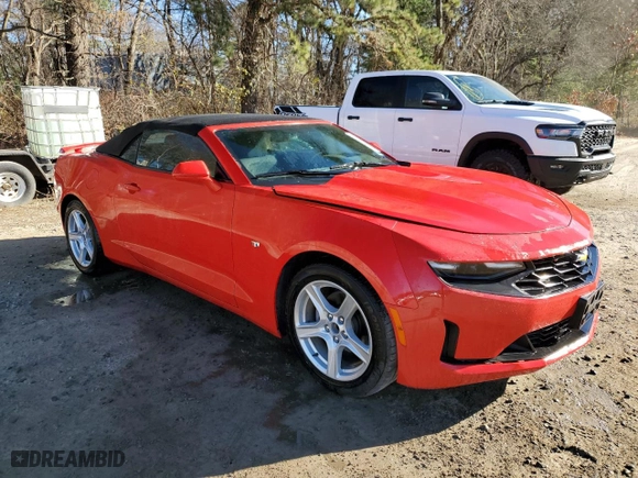 2023 Chevrolet Camaro 1LT with VIN 1G1FB3DS3P0127734, listed as a Copart auction lot 81062014 with 38,992 mi miles and Salvage Title. Bid and sale history available at carsss.com. Image 4.