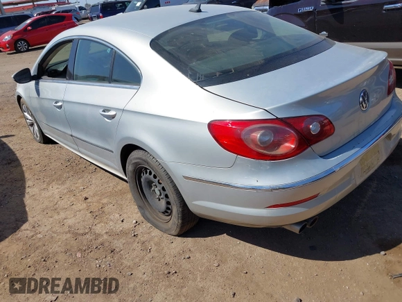 2011 Volkswagen CC Sport with VIN WVWMP7AN0BE723840, listed as a IAAI auction lot 42141612 with 155,616 mi miles. Bid and sale history available at carsss.com. Image 3.