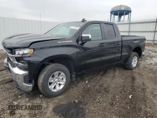 2021 Chevrolet Silverado 1500 LT with VIN 1GCRWCEKXMZ303497, listed as a Copart auction lot 72714484 with 48,682 mi miles and Salvage Title. Bid and sale history available at DreamBid. Image 1.