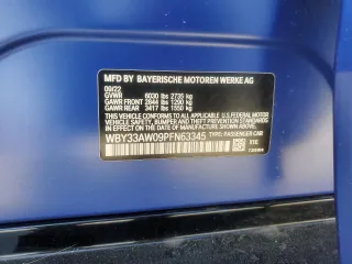 2023 BMW i4 M50 z VIN WBY33AW09PFN63345, wystawiony jako Copart lot #47594275 z przebiegiem 190 mil mil oraz Szkody całkowita. Historia ofert i sprzedaży dostępna na DreamBid. Obrazek 12.
