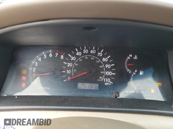 2005 Toyota Corolla CE with VIN 1NXBR30E75Z463700, listed as a Copart auction lot 84317814 with 210,910 mi miles and Clean Title. Bid and sale history available at DreamBid. Image 9.
