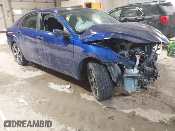 2023 Hyundai Elantra SEL with VIN KMHLS4AG0PU513726, listed as a IAAI auction lot 41644604 with Not Provided miles and . Bid and sale history available at DreamBid. Image 1.