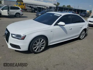 2016 Audi A4 Premium with VIN WAUBFAFL4GN008711, listed as a Copart auction lot 46235975 with 90,991 mi miles and Salvage Title. Bid and sale history available at carsss.com. Image 1.
