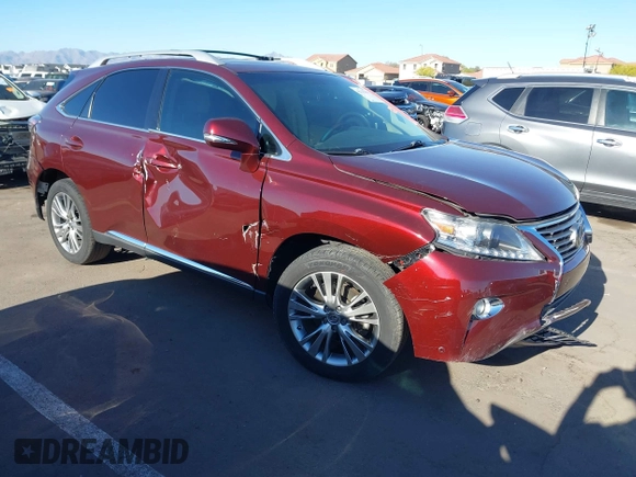 2013 Lexus RX 350 z VIN 2T2ZK1BA5DC127735, wystawiony jako IAAI lot #42139401 z przebiegiem 86 093 mil mil oraz . Historia ofert i sprzedaży dostępna na DreamBid. Obrazek 1.