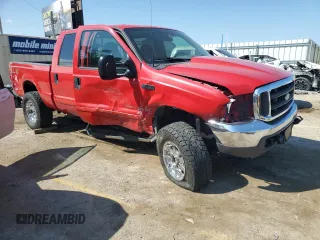 2000 Ford Super Duty F-250 XL with VIN 1FTNW21FXYEB83084, listed as a Copart auction lot 71928744 with 259,220 mi miles and Salvage Title. Bid and sale history available at carsss.com. Image 4.