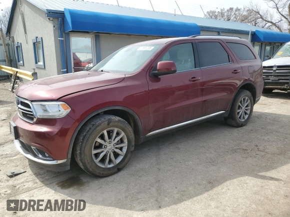 2018 Dodge Durango SXT with VIN 1C4RDJAGXJC381188, listed as a Copart auction lot 47891235 with 95,760 mi miles and Salvage Title. Bid and sale history available at DreamBid. Image 1.