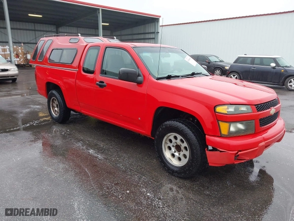 2007 Chevrolet Colorado LT w/1LT with VIN 1GCCS199878128626, listed as a IAAI auction lot 41540468 with 228,702 mi miles. Bid and sale history available at carsss.com. Image 1.