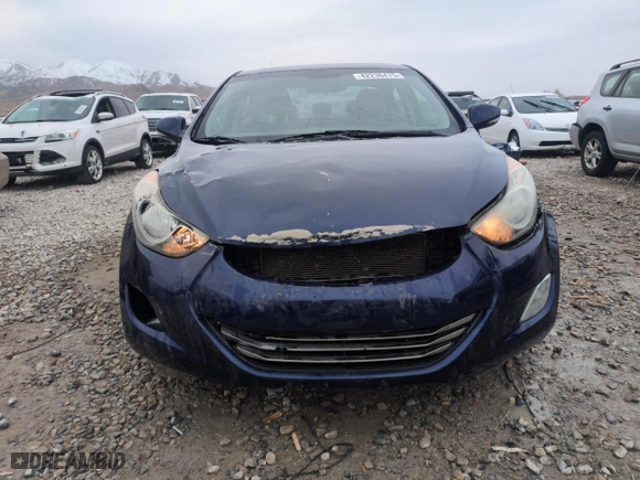 2012 Hyundai Elantra Limited with VIN 5NPDH4AE5CH089258, listed as a Copart auction lot 42236475 with 106,868 mi miles and Salvage Title. Bid and sale history available at carsss.com. Image 5.