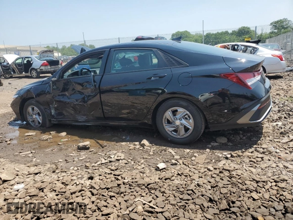 2025 Hyundai Elantra SE with VIN KMHLL4DG0SU931768, listed as a Copart auction lot 60353885 with 1,319 mi miles and Salvage title. Bid and sale history available at DreamBid. Image 2.