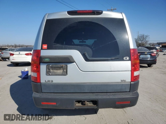 2006 Land Rover LR3 with VIN SALAD24436A409753, listed as a Copart auction lot 42762005 with 233,898 mi miles and Salvage title. Bid and sale history available at DreamBid. Image 6.