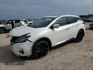 2024 Nissan Murano SL with VIN 5N1AZ2CJXRC108272, listed as a Copart auction lot 47279045 with 13,876 mi miles and Salvage Title. Bid and sale history available at carsss.com. Image 1.