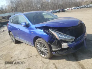 2022 Acura RDX PMC Edition with VIN 5J8TC2H86NL007987, listed as a Copart auction lot 44379844 with 0 mi miles. Bid and sale history available at carsss.com. Image 4.