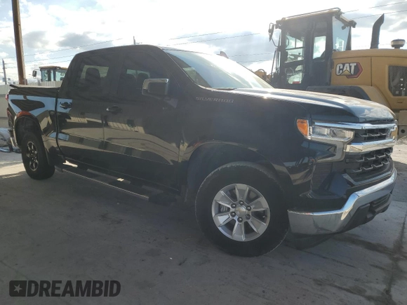 2023 Chevrolet Silverado 1500 LT with VIN 1GCPACEK0PZ232966, listed as a Copart auction lot 47389485 with Not Provided miles and Salvage Title. Bid and sale history available at DreamBid. Image 4.