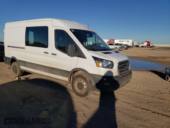 2020 Ford Transit Cargo with VIN 1FTBR1C85LKB00061, listed as a Copart auction lot 41419014 with 72,452 mi miles and . Bid and sale history available at DreamBid. Image 4.