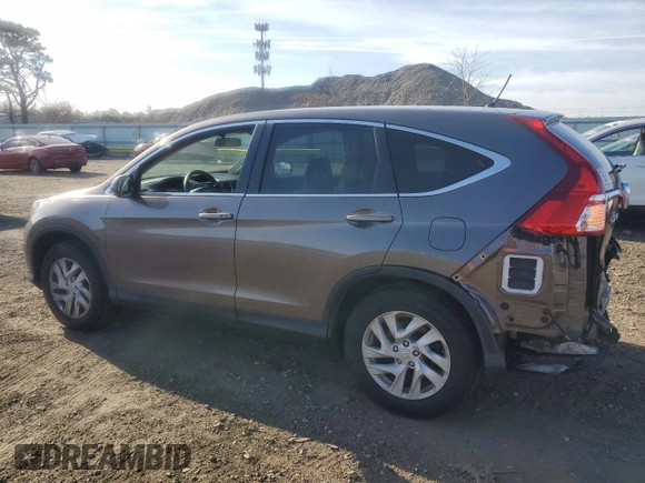 2016 Honda CR-V EX with VIN 2HKRM4H53GH632412, listed as a Copart auction lot 53661015 with 49,261 mi miles and Salvage Title. Bid and sale history available at DreamBid. Image 2.