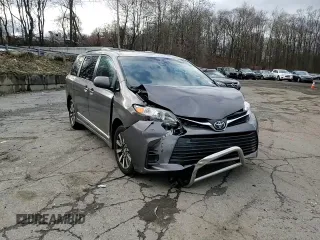 2020 Toyota Sienna LE with VIN 5TDJZ3DCXLS231778, listed as a Copart auction lot 85892214 with 118,026 mi miles and Salvage title. Bid and sale history available at DreamBid. Image 12.