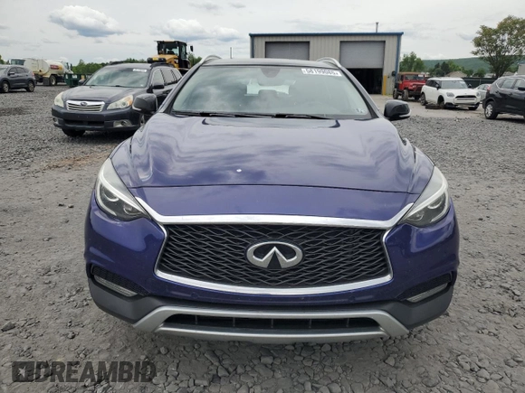 2018 Infiniti QX30 Premium with VIN SJKCH5CR4JA043584, listed as a Copart auction lot 58199085 with 81,497 mi miles and Salvage title. Bid and sale history available at DreamBid. Image 5.