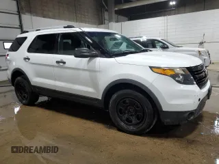 2013 Ford Utility Police Interceptor with VIN 1FM5K8AR1DGC15827, listed as a Copart auction lot 78405194 with 0 mi miles and Salvage Title. Bid and sale history available at carsss.com. Image 4.