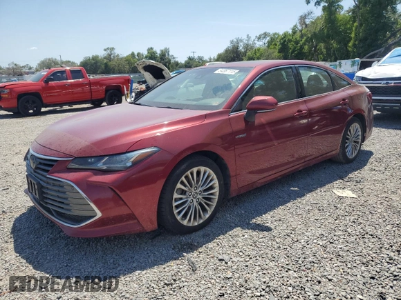 2019 Toyota Avalon Limited Hybrid z VIN 4T1B21FB1KU004700, wystawiony jako Copart lot #54387115 z przebiegiem 222 628 mil mil oraz Czysty tytuł • Clean title. Historia ofert i sprzedaży dostępna na DreamBid. Obrazek 1.