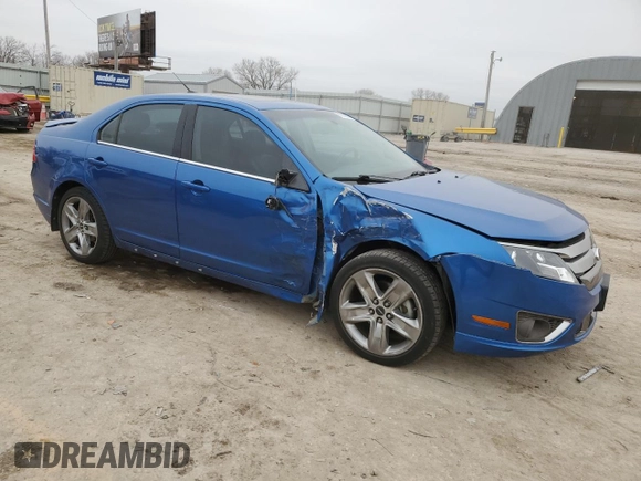 2011 Ford Fusion SPORT with VIN 3FAHP0KC3BR221008, listed as a Copart auction lot 86208904 with 60,921 mi miles and Salvage Title. Bid and sale history available at carsss.com. Image 4.