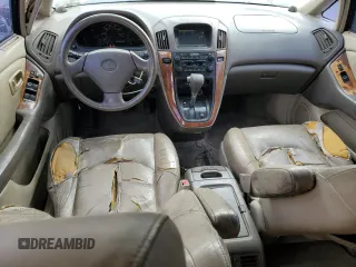 1999 Lexus RX 300 Luxury SUV with VIN JT6HF10U3X0019931, listed as a Copart auction lot 47893895 with 235,388 mi miles and Salvage Title. Bid and sale history available at carsss.com. Image 8.