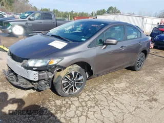 2014 Honda Civic Sedan EX with VIN 19XFB2F84EE227378, listed as a IAAI auction lot 41271593 with 136,294 mi miles. Bid and sale history available at carsss.com. Image 2.