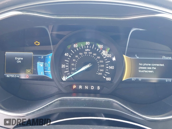 2014 Ford Fusion SE with VIN 3FA6P0HD5ER273039, listed as a IAAI auction lot 42221553 with 82,755 mi miles and . Bid and sale history available at DreamBid. Image 7.