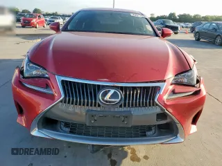 2015 Lexus RC 350 F Sport with VIN JTHSE5BC4F5001158, listed as a Copart auction lot 62917315 with 58,572 mi miles and Salvage title. Bid and sale history available at DreamBid. Image 5.