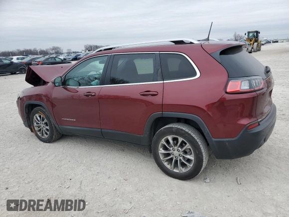 2020 Jeep Cherokee Latitude Plus with VIN 1C4PJLLB6LD586095, listed as a Copart auction lot 43996165 with 106,381 mi miles and Salvage Title. Bid and sale history available at carsss.com. Image 2.