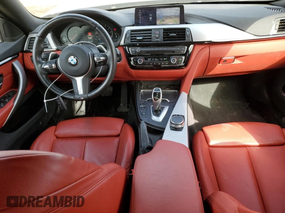 2019 BMW 4 Series 430i xDrive with VIN WBA4J3C53KBL09716, listed as a Copart auction lot 49602685 with 123,258 mi miles and Salvage title. Bid and sale history available at DreamBid. Image 8.