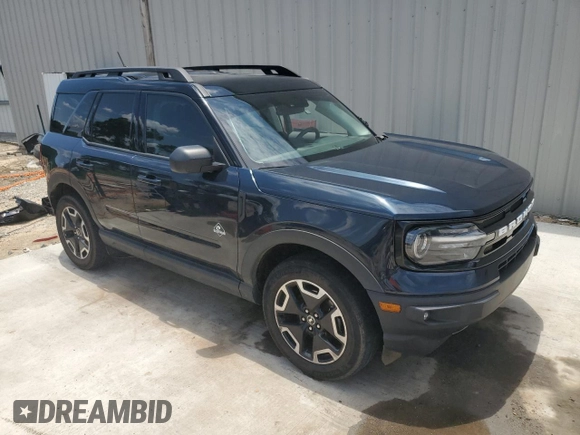 2022 Ford Bronco Sport Outer Banks с VIN 3FMCR9C64NRD44411, выставлен на аукционе Copart как лот 62915275 с пробегом 33 390 миль миль и Списание • Salvage title. История ставок и продаж доступна на DreamBid. Изображение 4.