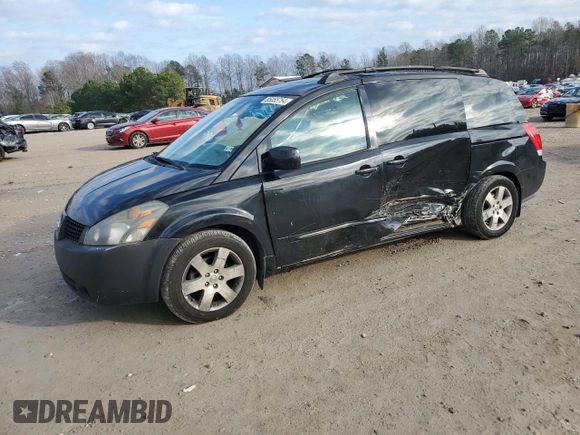 2005 Nissan Quest SE with VIN 5N1BV28U85N137125, listed as a Copart auction lot 85055754 with 207,201 mi miles and Salvage Title. Bid and sale history available at carsss.com. Image 1.
