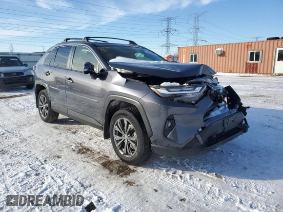 2023 Toyota RAV4 Hybrid XLE Premium with VIN JTMB6RFV8PD082318, listed as a Copart auction lot 45563635 with 36,433 mi miles and Salvage Title. Bid and sale history available at carsss.com. Image 4.