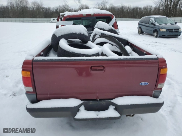 1998 Ford Ranger XLT with VIN 1FTYR11X6WTA09397, listed as a Copart auction lot 86577294 with 197,656 mi miles and Salvage Title. Bid and sale history available at carsss.com. Image 6.
